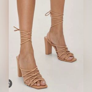 Nasty Gal Strappy Heeled Sandals